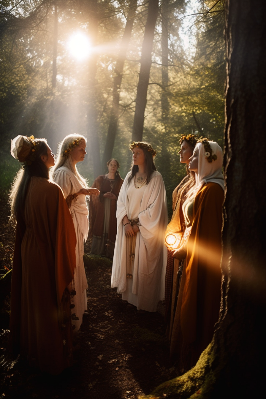 iZen_a_ritualistic_gathering_of_beautiful_ladies_in_robes_adorn_9e0ba636-ce3a-4201-bc2a-f943a4cf9f72